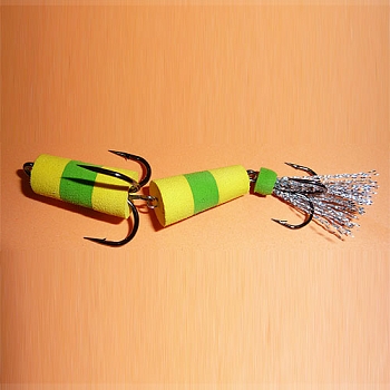 картинка Приманка джиговая ФЛАЖОК 1 жел./зел./жел. от магазина Fisherman Market