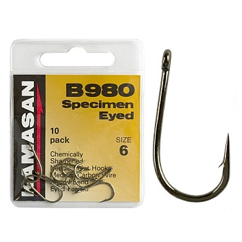 картинка Крючки Kamasan B980 Specimen Eyed от магазина Fisherman Market