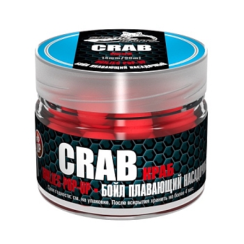 картинка Бойлы насад. плав. Sonik Baits CRAB Fluo Pop-ups 14мм 90мл от магазина Fisherman Market