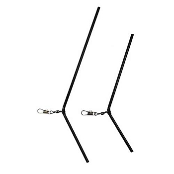 картинка Противозакручиватель Montage Pro ИЗОГНУТЫЙ с карабином 15см от магазина Fisherman Market