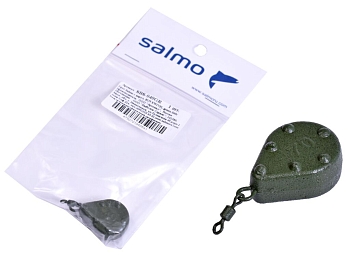 картинка Грузило Salmo с вертл. BUN SWIVEL green 040г от магазина Fisherman Market
