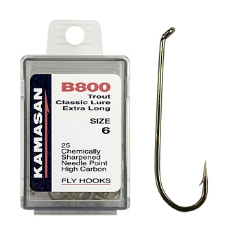 картинка Крючки Kamasan B800 Trout Classic Lure Extra Long от магазина Fisherman Market