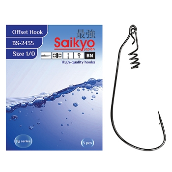 картинка Крючки офсетные Saikyo BS-2435 Offset Hook от магазина Fisherman Market