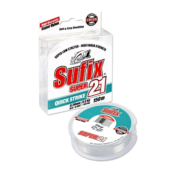 картинка Леска Монофильная Sufix Super 21 Цв. Clear 150М, (0.14мм, 1,8кг) от магазина Fisherman Market