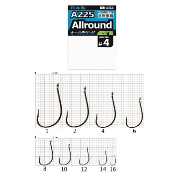 картинка Крючки Cobra Pro AIIROUND сер.A225 разм.016 10шт. от магазина Fisherman Market