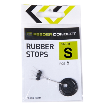 картинка Стопоры резиновые Feeder Concept RUBBER STOPS р.001S 5шт. от магазина Fisherman Market