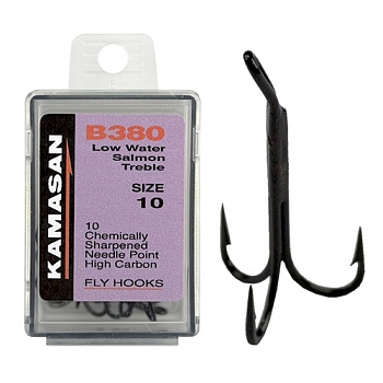 картинка Крючки Kamasan B380 Low Water Salmon Treble от магазина Fisherman Market
