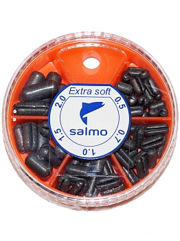 картинка Грузила Salmo EXTRA SOFT малый 5 секц. 0,5-2,0г 060г набор 1 от магазина Fisherman Market
