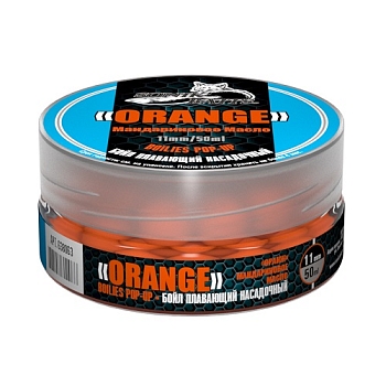 картинка Бойлы насад. плав. Sonik Baits ORANGE Fluo Pop-ups 11мм 50мл (Оранж Мандариновое масло) от магазина Fisherman Market