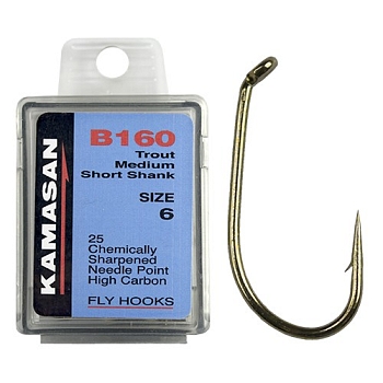 картинка Крючки Kamasan B160 Trout Medium Shork Shank от магазина Fisherman Market