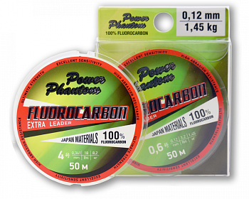 картинка Леска Power Phantom Fluorocarbon Extra Leader от магазина Fisherman Market