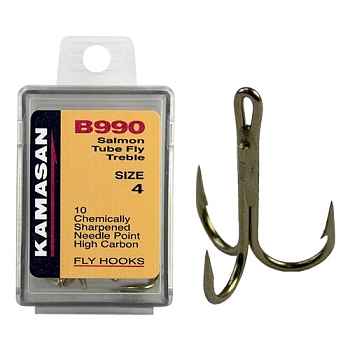 картинка Крючки Kamasan B990 Salmon Tube Fly Treble от магазина Fisherman Market
