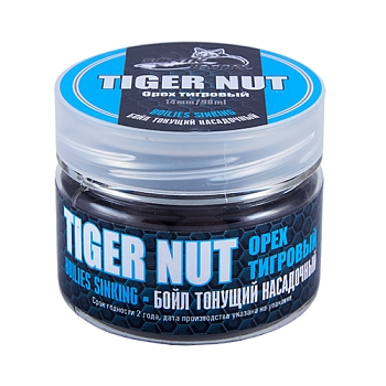 картинка Бойлы насадочные тонущие Sonik Baits TIGER NUT 14мм 90мл (Орех тигровый) от магазина Fisherman Market