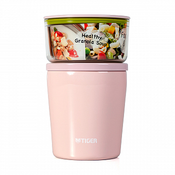 картинка Термос с контейнерами Tiger LCC-A030 Pink от магазина Fisherman Market