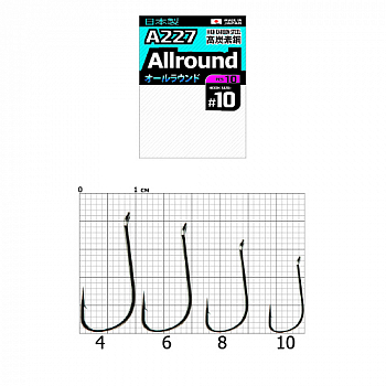 картинка Крючки Cobra Pro AIIROUND сер.A227 разм.004 6шт. от магазина Fisherman Market