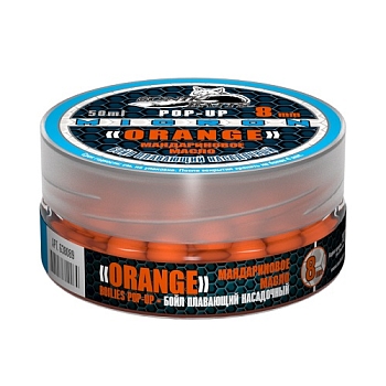 картинка Бойлы насад. плав. Sonik Baits ORANGE-TANGERINE Oil MICRON Fluo Pop-ups 8мм 50мл от магазина Fisherman Market
