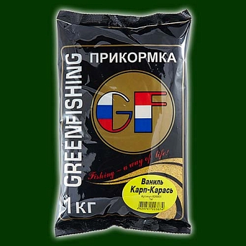 картинка Прикормка GF КАРП/КАРАСЬ Ваниль 1кг от магазина Fisherman Market