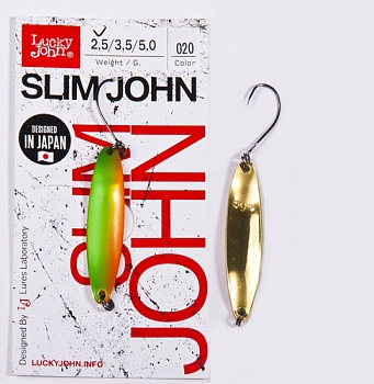 картинка Блесна колеб. Lucky John SLIM JOHN длин.45мм/03.5г 020 от магазина Fisherman Market