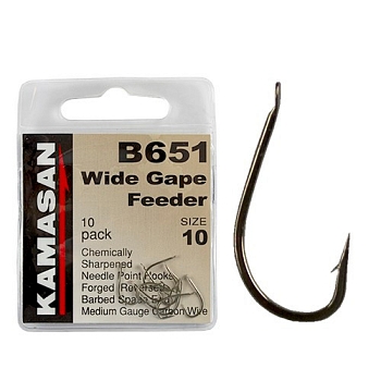 картинка Крючки Kamasan B651 Wide Gape Feeder от магазина Fisherman Market