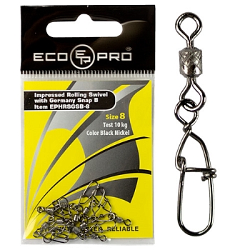 картинка Вертлюг ECOPRO с застежкой EP-301 от магазина Fisherman Market