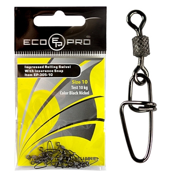 картинка Вертлюг ECOPRO с застежкой EP-305 от магазина Fisherman Market