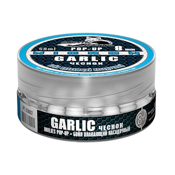 картинка Бойлы насад. плав. Sonik Baits GARLIC MICRON Fluo Pop-ups 8мм 50мл от магазина Fisherman Market