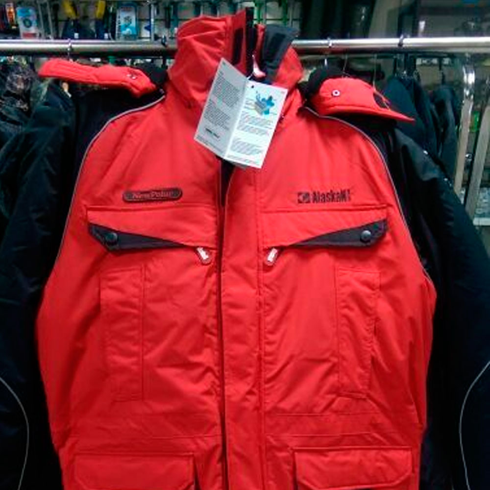 картинка Костюм Alaskan NewPolar красный/черный XS (куртка/комб.) от магазина Fisherman Market